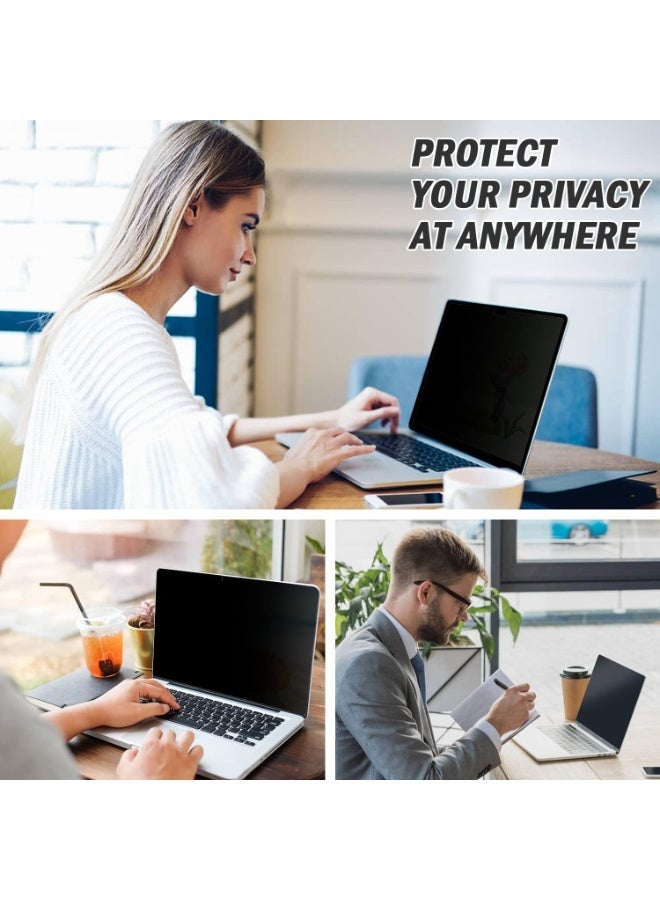 Magnetic Privacy Screen Filter for Macbook Pro 14 inch 2021--2025(M1/M2/M3/M4/M5) Removable Easy On/Off Anti Blue Light Glare Laptop Privacy Screen - Image 2